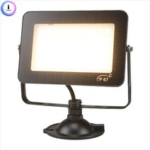 기타 d09 240585사각LED투광기 블랙미니50W 노출 전구색 KC, 단품
