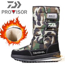낚시 방한복 상의 낚시복 DAIWA-낚시 신발 플러스 벨벳 따뜻한 야외 미끄럼 방지 방수 부츠 DAWA 하이탑 스노우 2023, [04] 42, [04] DAWA 4