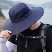 하루감성 햇빛 잘가리고 바람 잘통하는 등산모자, 네이비
