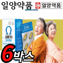 일양 약품 프리미엄 멸치 오메가3 엔초비 엔쵸비 epa dha 1000mg 눈 건강 혈행 혈액 순환 개선 도움 지방산 오매가3 오메가3리 오에가3 오메가 쓰리 스리 어메가3 영양제, 6박스, 1000mgX30캡슐