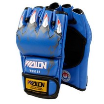 복싱글러브 트레이닝 복싱 글러브 킥복싱 권투 무에타이 장갑 샌다 무술 하프 핑거 남녀 성인 싸움 샌드백 훈련, Blue