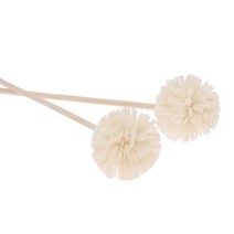 기본 색상 꽃 모양 리드 디퓨저 교체 스틱 홈 욕실 장식 화재 아로마 테라피 등나무, 1 5PCS