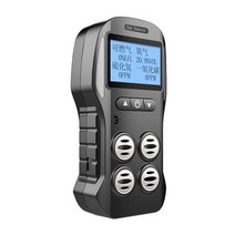 라돈 수치 측정기 신축 아파트 빌라 가정용HLZS-멀티 가스 감지기 측정기 O2/H2S/CO/LEL 산소 황화수소 일, [01] Black