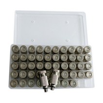 s362 고압 316 스레드 분무 노즐 황동 니켈 물방울 방지 분무기 냉각 가습 스프링클러, 니켈 0.4mm 노즐