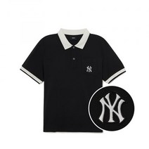 엠엘비 MLB 남성 베이직 컴포터블핏 카라 티셔츠 NY (Black) 3LPQB0133-50BKS 172882