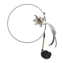 고양이장난감 인터랙티브 고양이 장난감 재미있는 스틱 흡입 컵과 티저 지팡, U2