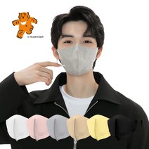 숨그림 무직타이거 KF94 2D 대형와이드 마스크 50매, 핑크 50매 대형와이드