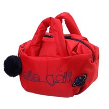 엘르골프 방울 포인트 패딩 토드백 여 6F67505, RED(500)