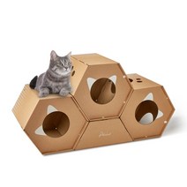 먼치킨캣타워 종이숨숨집 나무위의고양이 DIY
