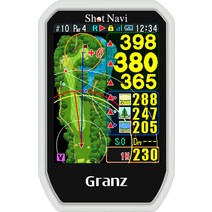 Shot Navi (샷 내비게이션) Granz WH 골프 GPS 터치 패널 어딘가 캐릭터 초경량 54g 일본제 최신예 GPS칩 탑재 미치비키 L1S대응 경기 모드