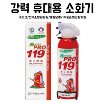 동성바텍 월드프로119 휴대용 차량용 소화기, 255ml, 1개
