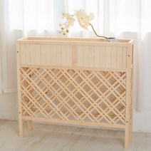 펜스 울타리 카페 방부목 목재 조립형 깔끔 모던 가정, 원목 길이 100 높이 90cm 폭 25