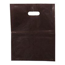 마다메이드 튼튼한 링백 무지 브라운 비닐 쇼핑백 (50장), (25 x 35), 50장