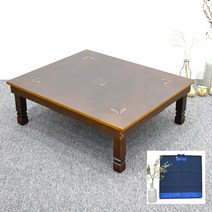 남원춘향공방 정교자 직교자 사각밥상 남원교자상 810mm 900mm 밥상 제사상 선택1종, 춘향 엔틱나비(캡) 직교자상 900x750+천커버