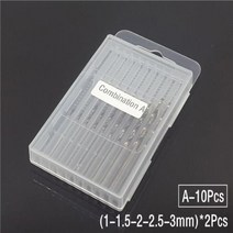 드릴 굴착 홀 세트 코발트 고속 강철 트위스트 드릴 구멍 스테인레스 스틸, A-10Pcs