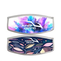 KEEP DIVING 2MM 다이빙 마스크 패션 내마모성 헤드 프로텍터 Firm Junction Anti-fog Snorkeling Gear for Adults, 3부