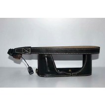 카메라 케이스 가죽 보호용 하프 케이스 그립 스트랩 라이카 CL 19301 디지털 카메라용, 01 Black