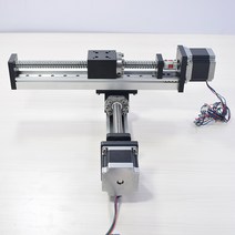 직교 로봇 크로스 슬라이드 스테핑 리니어 가이드, XY 크로스 레일 슬라이드  100mm
