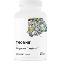 쏜리서치 마그네슘 시트라메이트 90캡슐 x 2병 Thorne Magnesium CitraMate, 90정, 2개
