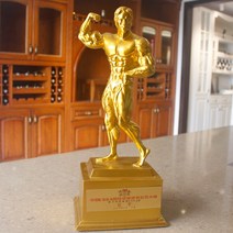 보디빌딩 피트니스 우승 피규어감사패 상패 헬스트로피 실버 상폐 기념품, 어두운 보라색