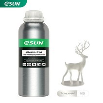 esun 식물 기반 405nm 생분해 성 pla 수지 광자 lcd 3d 프린터 인쇄 재료 uv 경화 수지 0.51kg 액체 수지, 클리어-1KG, 협력사, 11 Clear-1KG