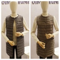 이랜드 [올리비아로렌]가벼운 오리털 경량 다운 패딩조끼[vobkdwsc421]
