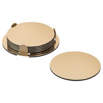 이케아 글라티스 컵받침 홀더 황동색8.5cm, 단품, 단품