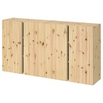이케아IVAR 이바르 벽수납장+도어 - 소나무 - IKEA (8, One Color