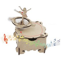 춤추는 오르골 발레리나 만들기(자체회전.원주운동)