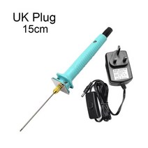 스티로폼 절단기 열선칼 열선 폼 커터 펜 15w 110v-240v 전기 폼 폴리스티렌 휴대용 커터 diy 절단 도구, 영국 플러그 15cm