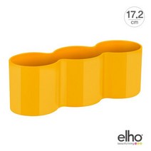 [엘호 elho] 비포 다이아몬드 트리오 인테리어 화분17.2cm, 17.2cm/메탈릭 블랙