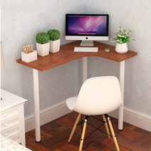 모서리 기역책상 코너 코너형 듀얼 모니터 컴퓨터 책상 ㄱ 기억 자 원룸 자취 좁은방 재택, 의자색상 주문메세지작성