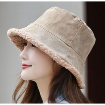 양털 뽀글이 여성 벙거지 버킷햇 패션 방한모
