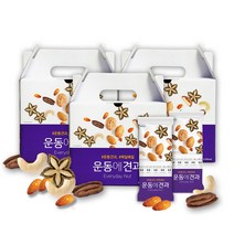 [파파퐁퐁] 에코밀 운동에견과 선물세트 /브라질너트 사차인치 피칸 본사직송 견과류, 500g(20개입), 5개