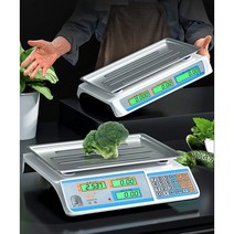 전자저울 30Kg계량 상점 중량 실외 화이트색 베이크 가격표시저울 충전식 상업용 전자식 저울, T19-U47-M귤색 업그레이드타입 30kg(3가지용도