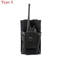 무전기 파우치 멜빵 가방 보관함전술 Molle 라디오 주머니 워키 토키 홀더 가방 허리 벨트 팩 나일론 휴대, 20 Type 5