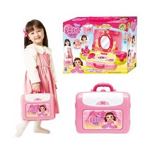 4살5살여아선물 가방화장대장난감 메이크업놀이 여아용소꿉놀이 공주 소꿉 완구 메이크업 가방 화장대 장난감-72394EA, 쿠팡 본상품선택