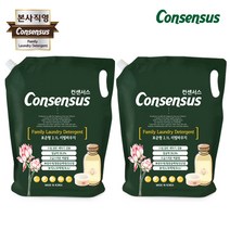 컨센서스 중성세제 세탁세제 베이비로션 2.1L(리필) x2개, 단품
