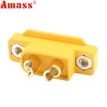 5 개/몫 AMASS XT60E-M XT60 남성 플러그 커넥터 레이싱 모델/멀티 콥터 고정 보드/DIY 예비 자동차 드론 완구
