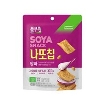 풀무원 간식 나또칩 양파 (40g) 탕비실 회사 어린이 성인 캠핑 차박 홈파티 영화 선물, 24개