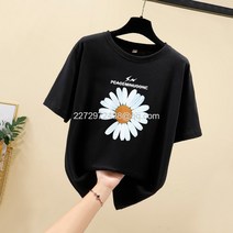 라오농빅 사이즈 여성복 여름옷 통통하고 예쁜 MM 와이드 루즈핏 상의 슬림핏