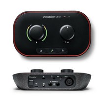 Focusrite Vocaster one 포커스라이트 보캐스터 원 오디오 인터페이스, 단일속성