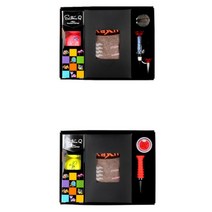 세인트나인 3구 칼라골프공 양말세트 선물용 홀인원기념 골프공선물 비거리, 퍼팅라인볼마커, 라바골프티