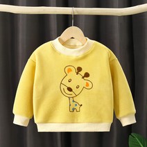 리나베베 기모 벨벳 동물캐릭터 티