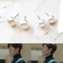 호빵진주 귀걸이