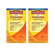 Nature Made 네이쳐메이드 당뇨 건강 Diabetes Health 60패킷 X2팩, 60정, 1개