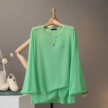 모노시크 벤드레 비비드 기본 라운드 니트 MNKS477