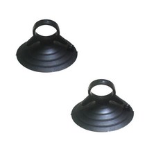 화징실 플런저 고무 흡입 컵 빨판 PVC 후크 자동차 양산 블랙 45mm 10 개