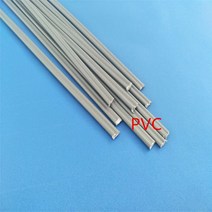 플라스틱 용접봉 200mm 길이 ABS/PP/PVC/PE 용접 스틱 5x2mm 용접기용 40 개, 01 PVC