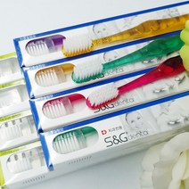 국산 치과칫솔 SG 성인 이중슬림모 교정모 1박스 12개, 고급이중슬림모 1박스12개 (색상랜덤)